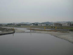 多摩川の風景