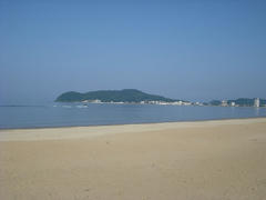 福間の砂浜