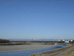 冬の多摩川・定点観測