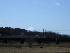 富士山と南武線