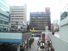 田町駅西口の風景