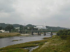 多摩川是政橋からの風景