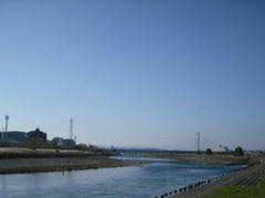 多摩川の輝き☆