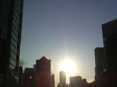 表参道☆夕日♪