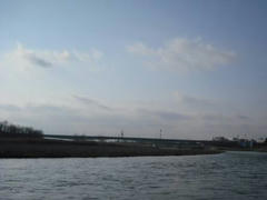 多摩川の風景