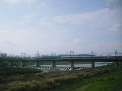 多摩川の風景
