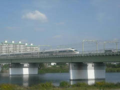 多摩川の風景