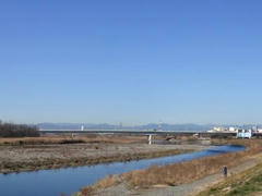 多摩川の風景