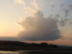 多摩川夕焼け