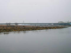 多摩川の風景