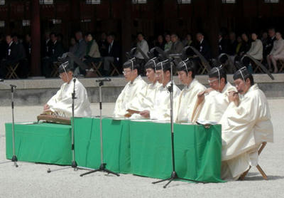 楽人も神職の方々です。
