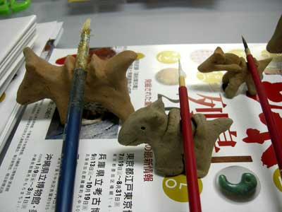 土馬たち仕事に励む？