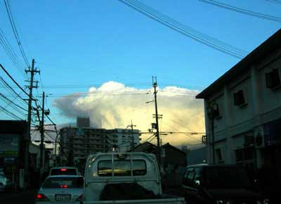 ある日の東の空