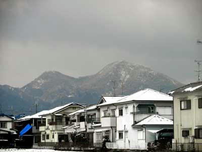 二上山、雪景色