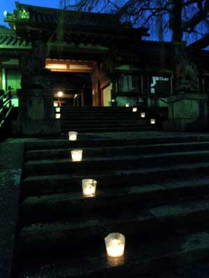 氷室神社　氷献灯