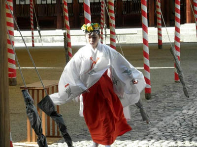 橿原神宮にて