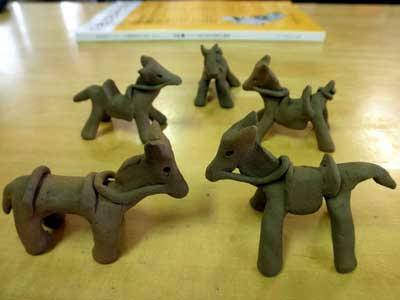 相変わらずの変な土馬