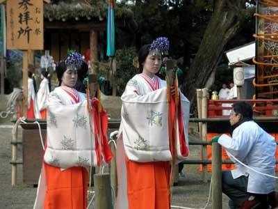 おん祭　巫女神楽