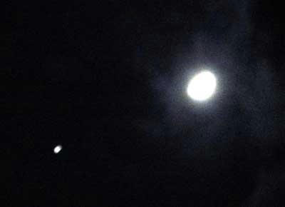 木星と月