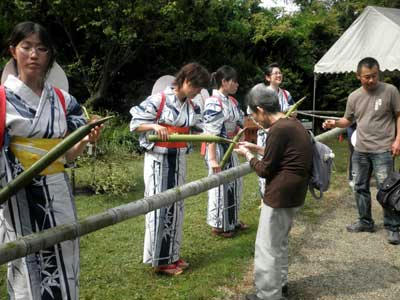 笹酒（冷です）の授与