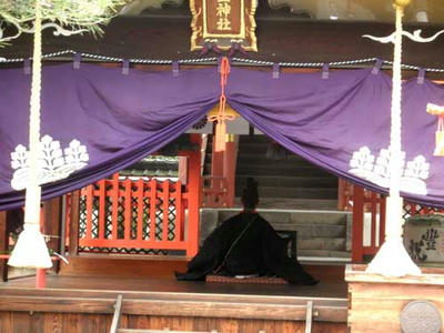 宮司　祝詞奏上