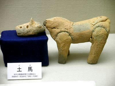 こちらは律令時代の馬