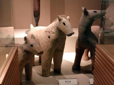 四条古墳の動物埴輪