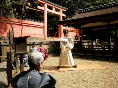 若宮社にて『蟇目の儀』