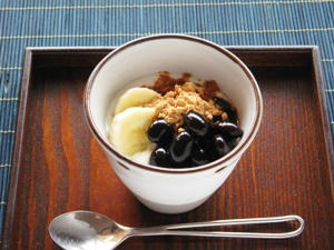 黒豆きな粉ヨーグルト