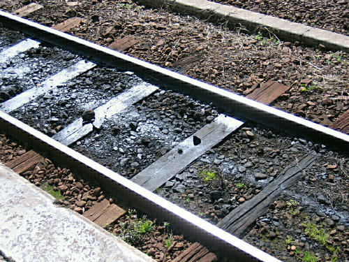 常陸小川駅のホームから・・・