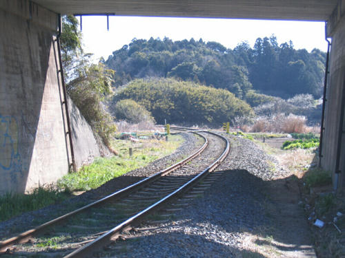 お立ち台の後ろ側