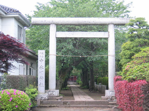中氷川神社の鳥居