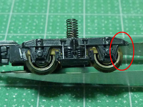 破損したＴＲ５０台車