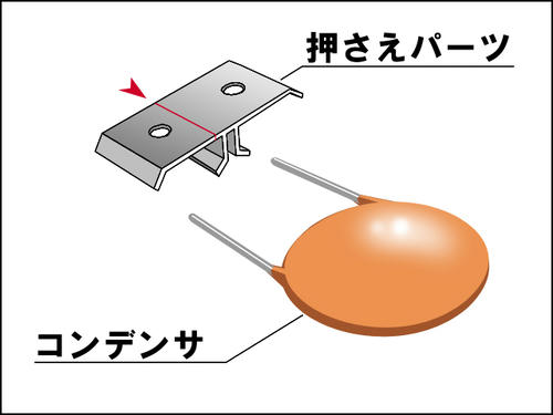 赤い線の所で折れていた