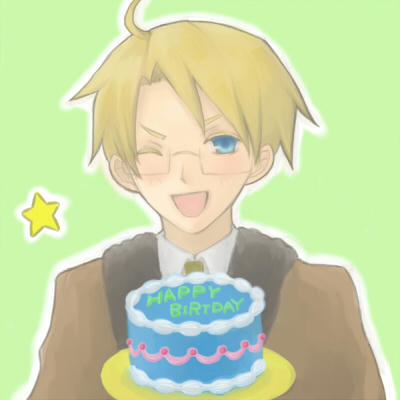 ケーキもアメリ○ンな色☆