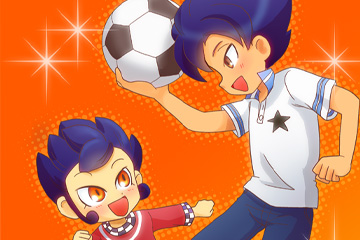 京介サッカーやるぞー