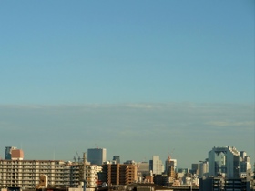 水平線的な雲