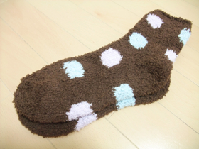 ふわふわ靴下