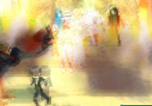 爆発を潜り抜ける変態紳士！