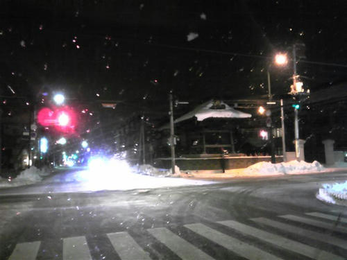 １・１３の　夜・・・