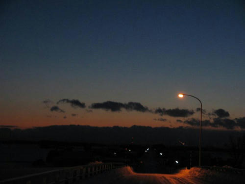 １・１５夕空