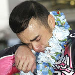 日本選手権競輪　優勝　吉岡稔真　男泣き