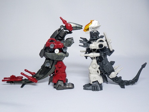 ガンメタリックや少し暗めのレッドの第二期ゾイド版を再現