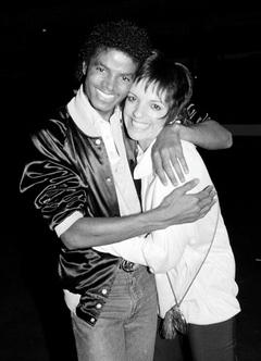 ライザ・ミネリとマイケル・ジャクソン、1981年8月。