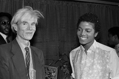 アンディ・ウォーホルとマイケル・ジャクソン、1981年。 Forever