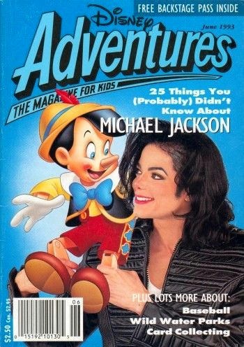 Disney Adventures Magazine 表紙；マイケル・ジャクソン