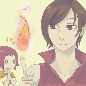 火ルフのごはんです。