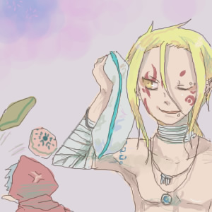 クッション投げはお子様ですよ