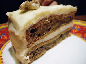 ホワイトチョコとくるみのケーキ