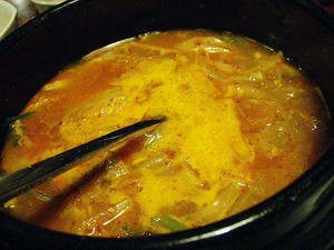 김치찌개 キムチジョンゴル 